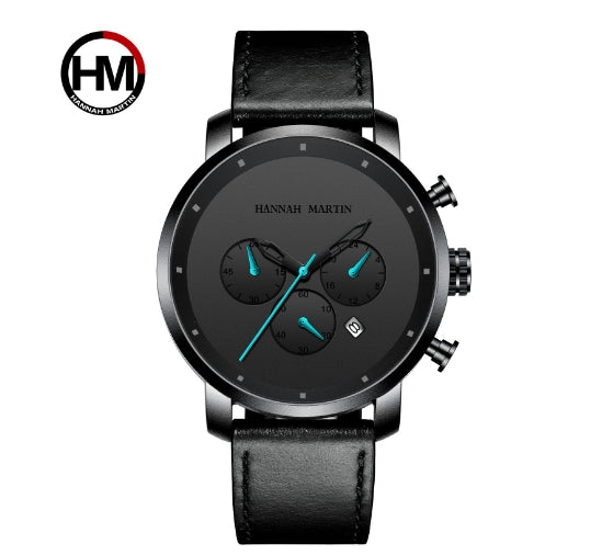 Baogela Men's Quartz Three-Eye Watch