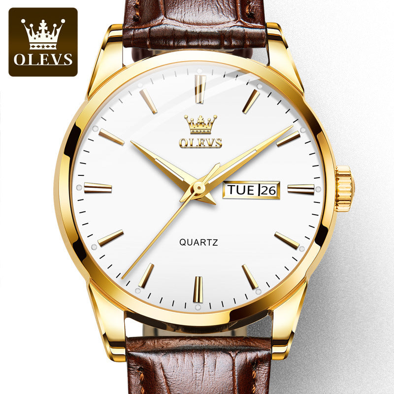 Oli Shi Men's Quartz Watch - Waterproof Business Style