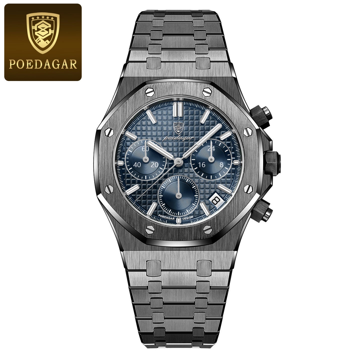Swiss Multi-Function Men's Waterproof Quartz Watch