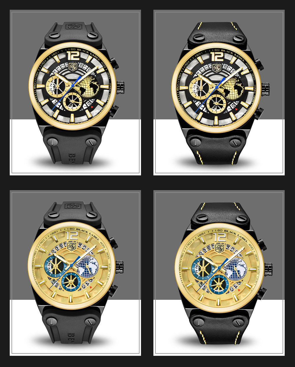 Men's Quartz Multi-Function Sports Watch