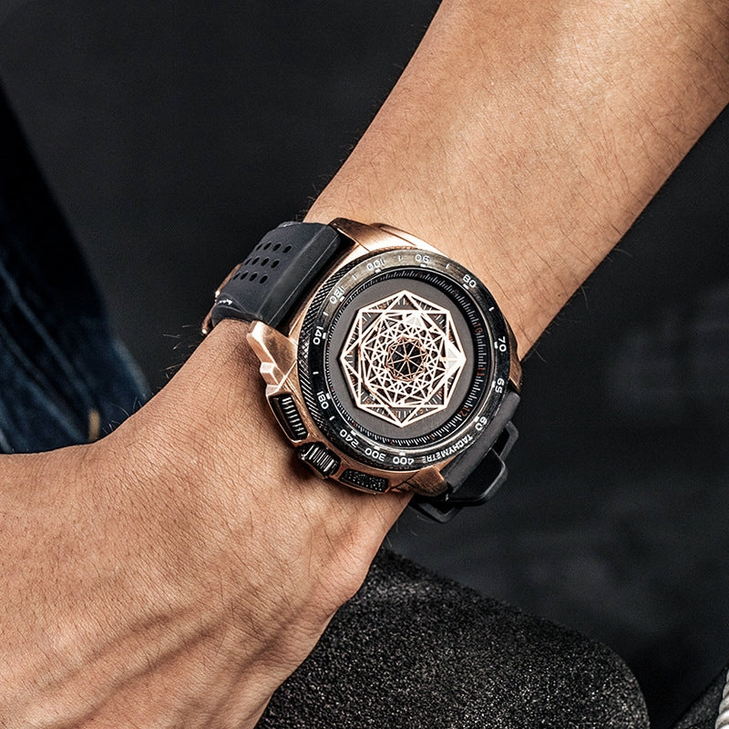 RUIMAS Men's Quartz Sports Watch for Trendy Fashion