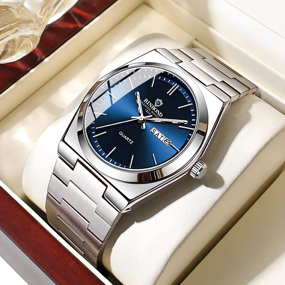Men's Stainless Steel Quartz Watch