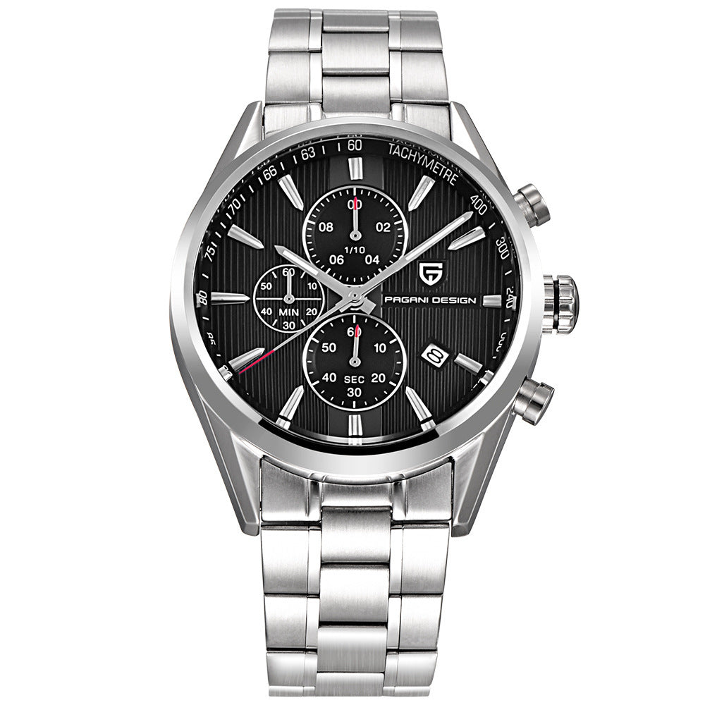 PAGANI DESIGN Men's Quartz Watch (Casual Style)