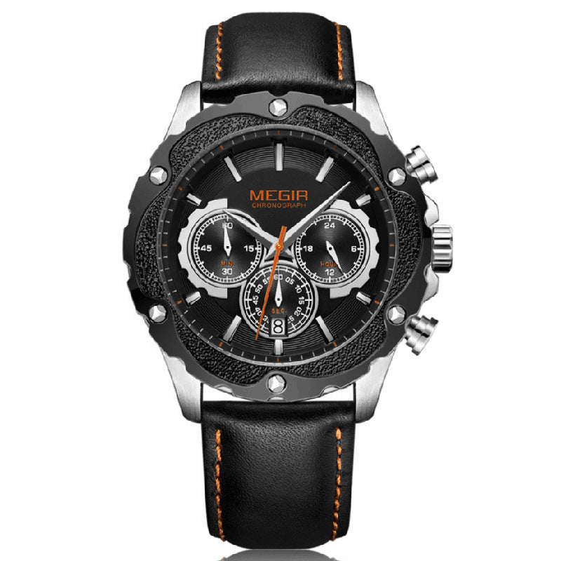 Men's Quartz Multifunctional Sports Chronograph Watch