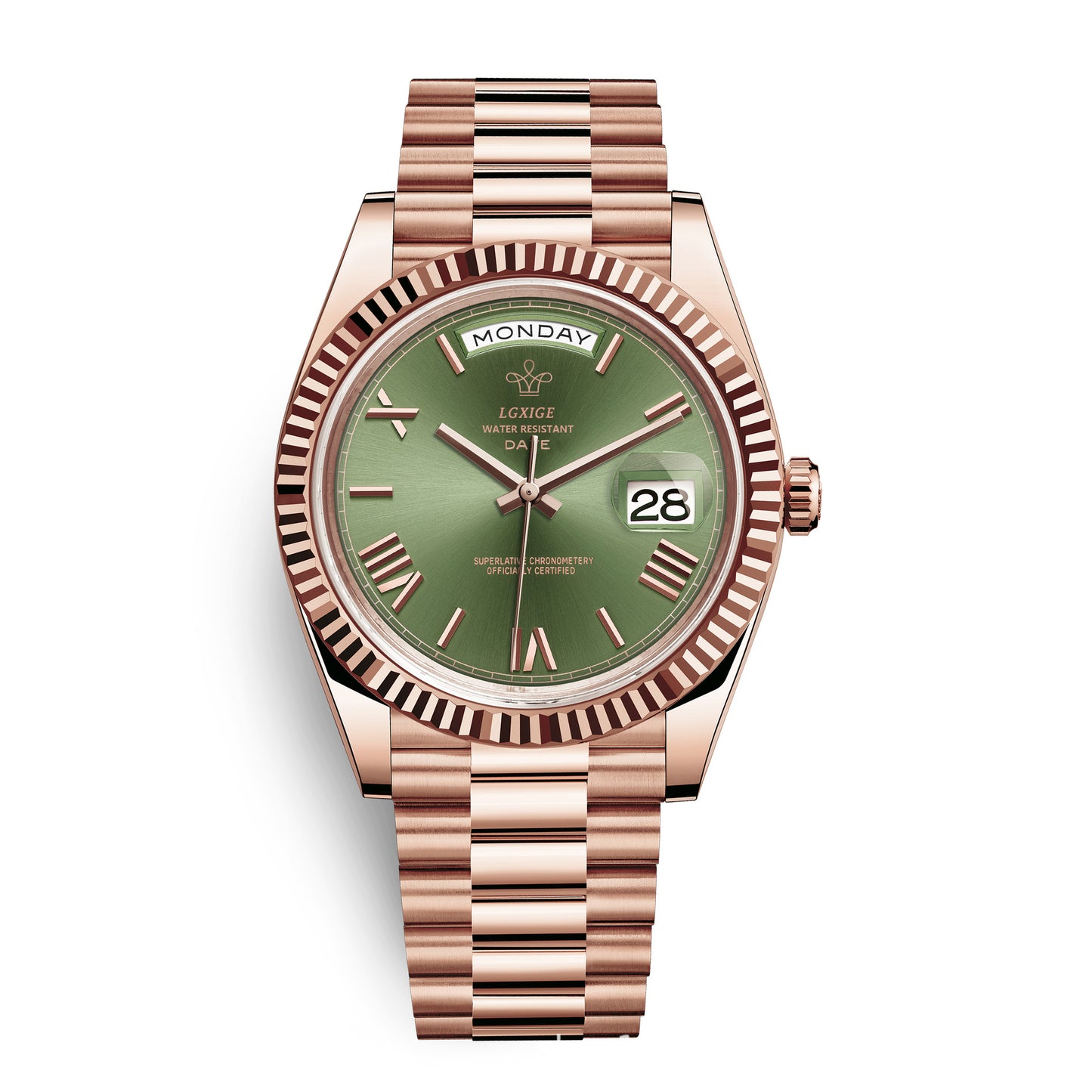Lgxige Men's Fashion Quartz Sunday Calendar Watch