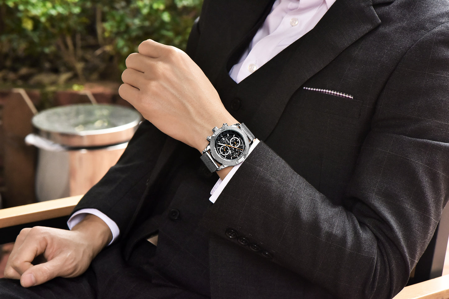 Benyar Men's Quartz Multifunctional Watch BY-5109
