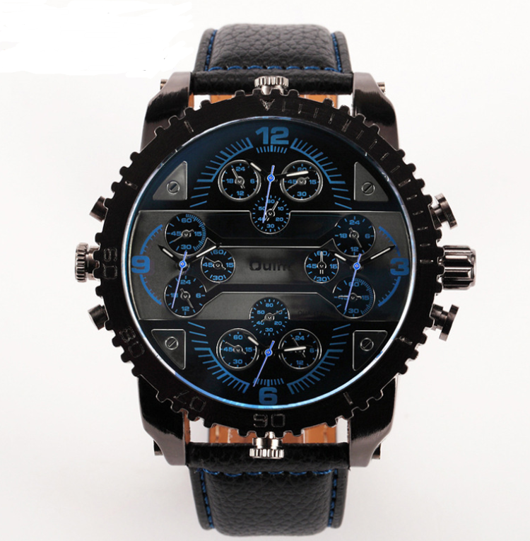 OULM Men's Quartz Watch with Leather Band (Wholesale)