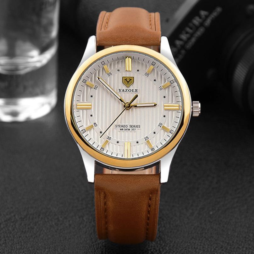 Men's Waterproof Quartz Watch with Custom Logo