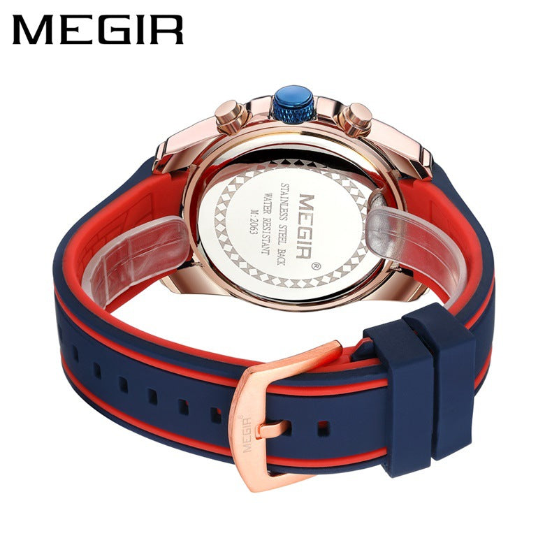 Megir Men's Waterproof Quartz Sports Watch 2063