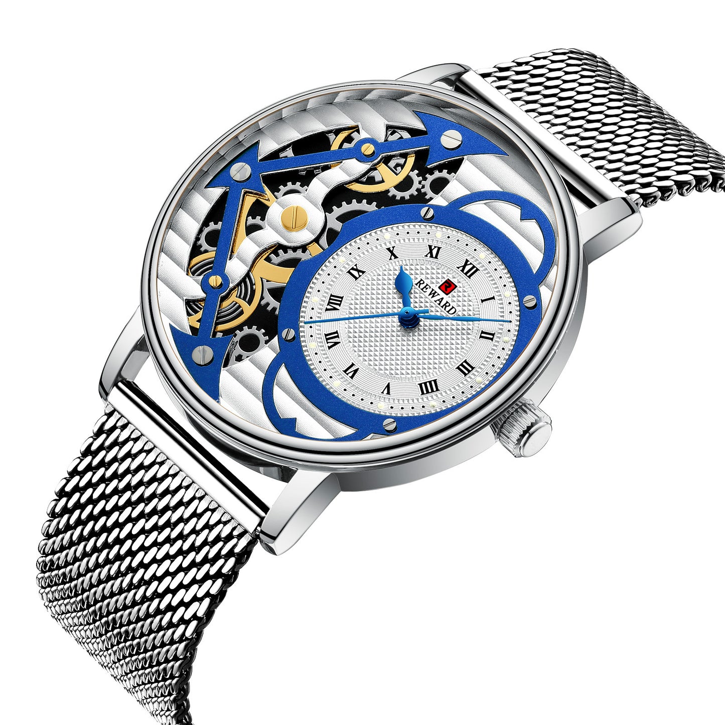 Milanese Mesh Analog Men's Watch with Quartz Movement