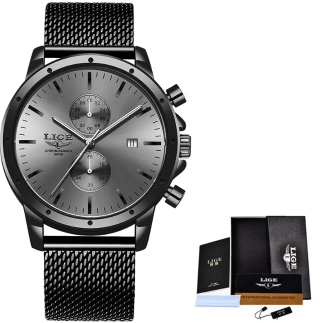 Aqua Edge Men's Quartz Waterproof Watch