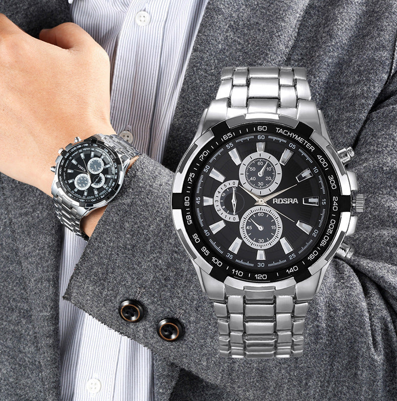 Men's Business Sport Watch - Mechanical Quartz, Waterproof