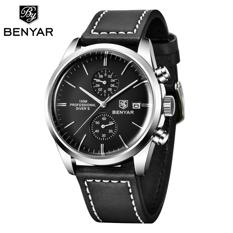 BENYAR 5187 Multifunctional Quartz Men's Watch