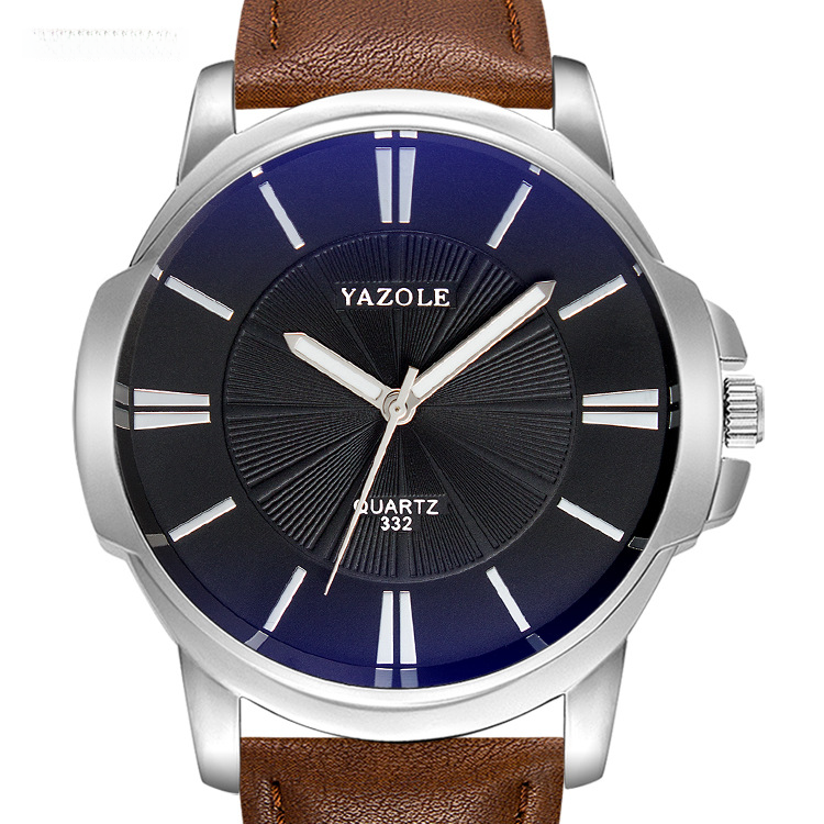 Men's Waterproof Quartz Watch with Luminous Feature