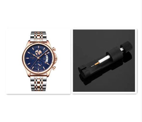 Men's Waterproof Luminous Quartz Watch