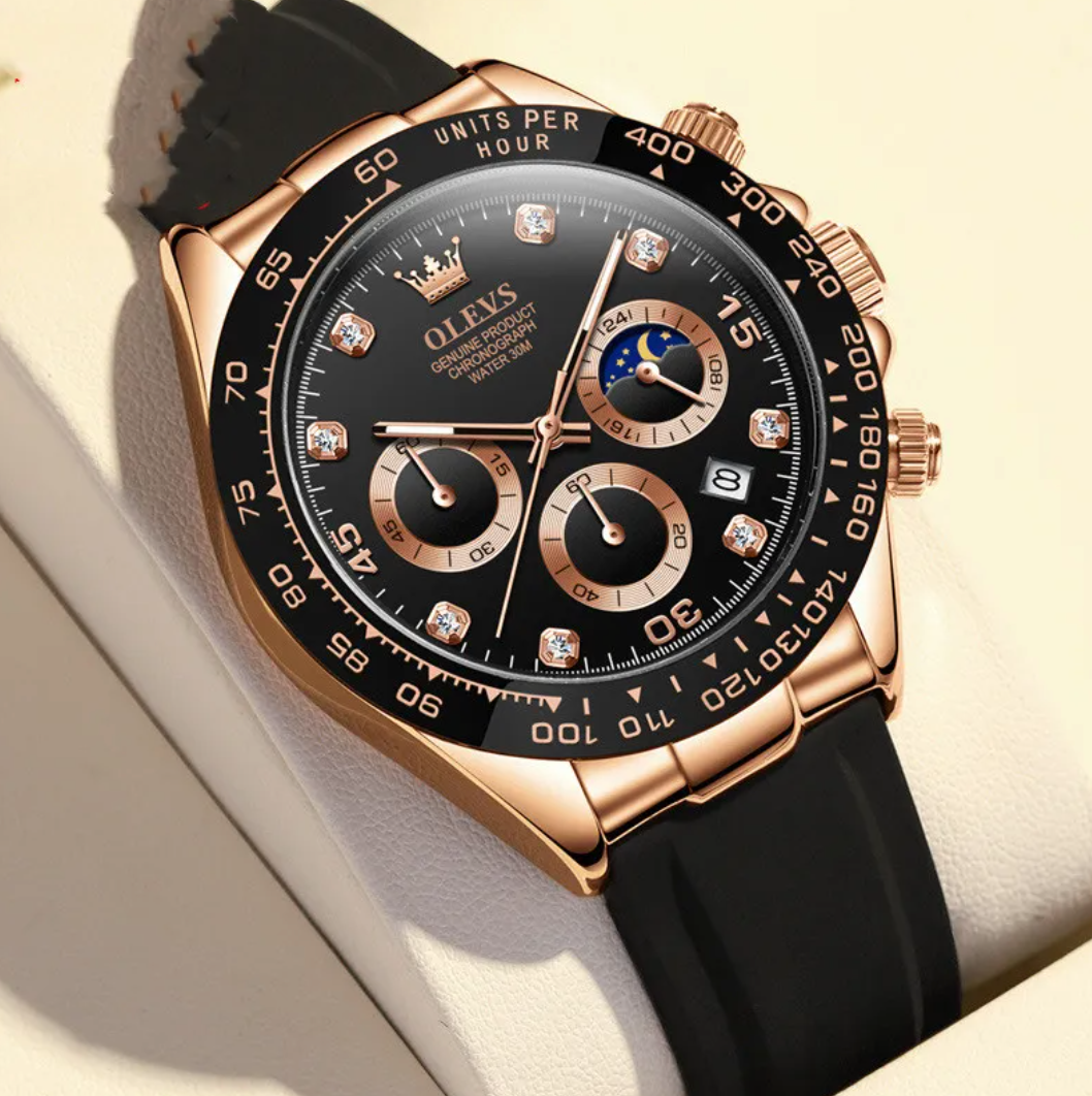 Multifunctional Luminous Quartz Watch for Men