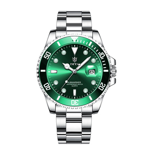 Classic Swiss Men's Quartz Watch - Stylish and Waterproof
