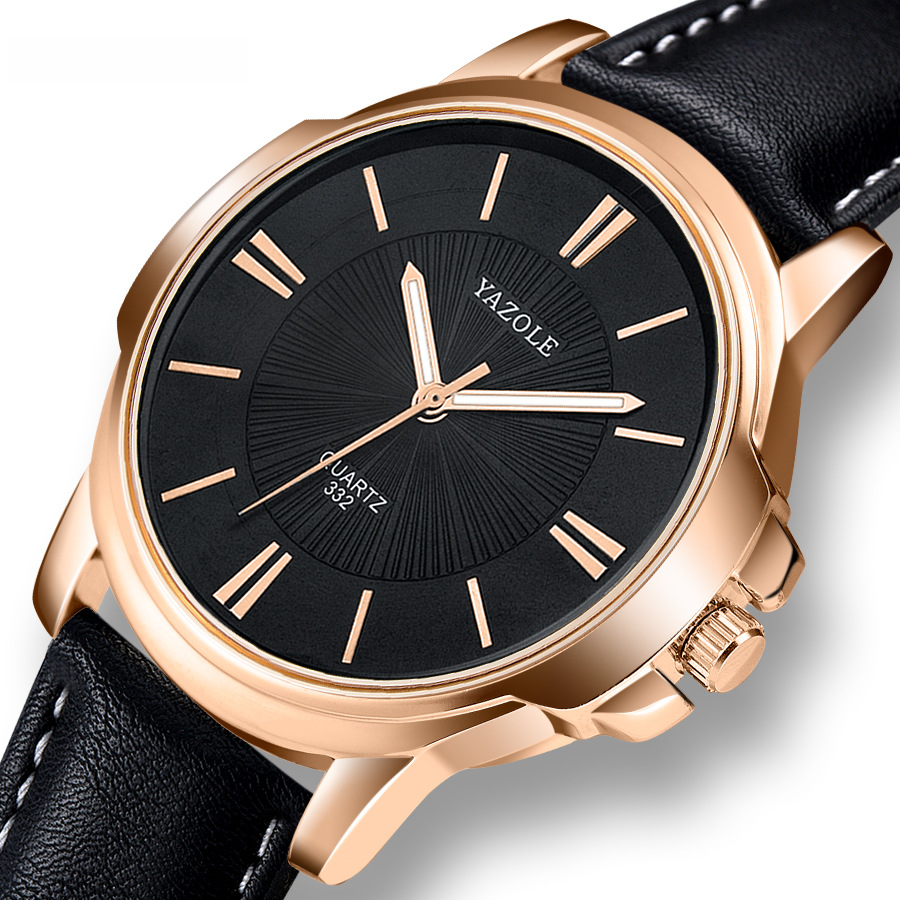 Men's Waterproof Quartz Watch with Luminous Feature