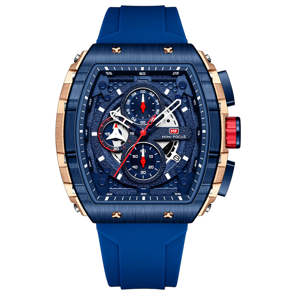 Outdoor Tonneau Sports Men's Quartz Watch