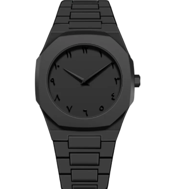 Men's Retro Arabic Digital Quartz Watch