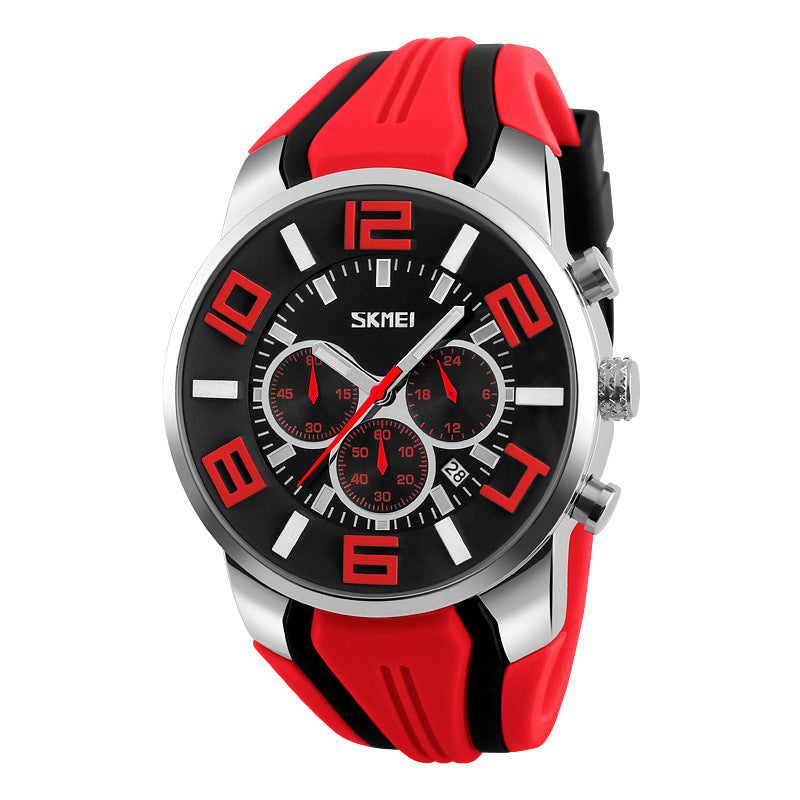 Men's Waterproof Quartz Watch with Calendar Feature