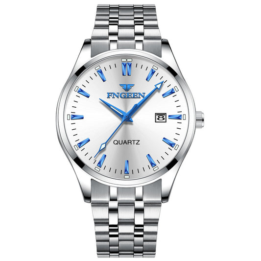 Men's Quartz Business Watch - Waterproof Slim Design
