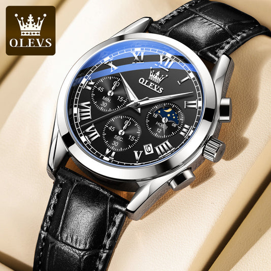 OULISI Brand Men's Quartz Chronograph Watch (Waterproof)
