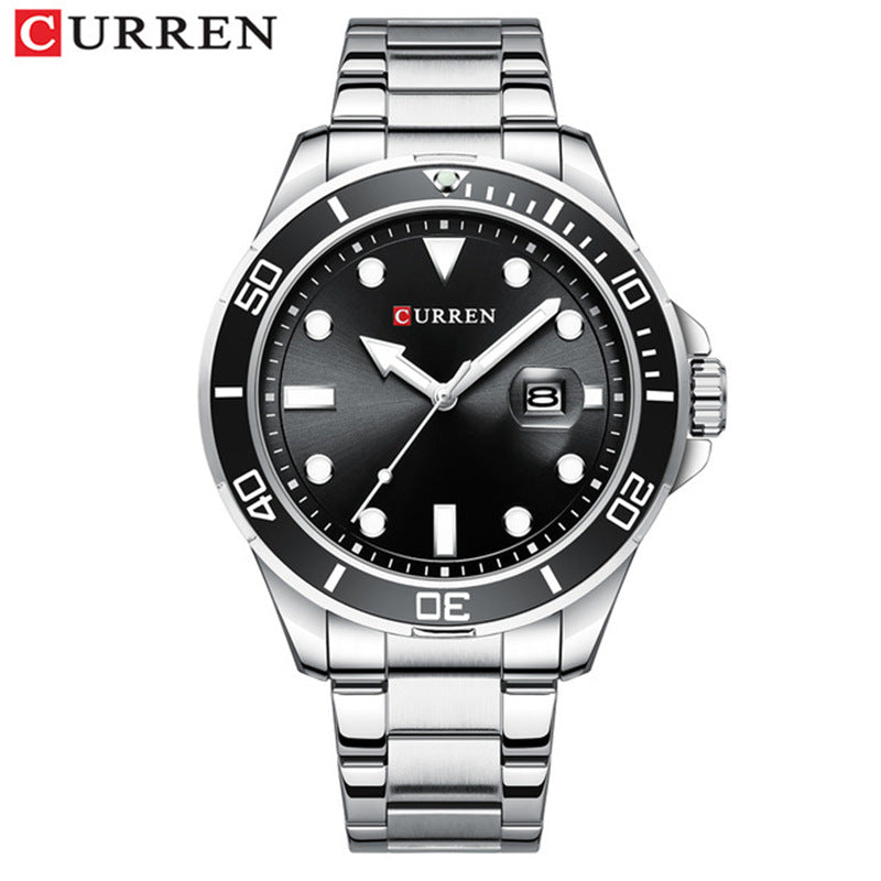 Curren 8388 Steel Band Quartz Men's Watch