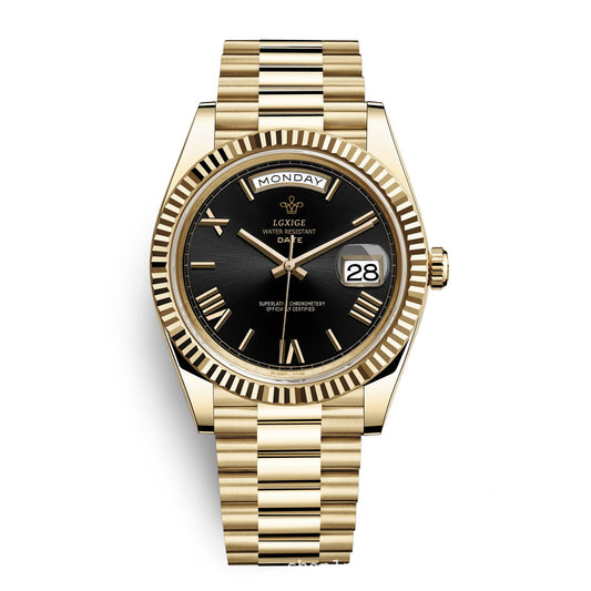 Lgxige Men's Fashion Quartz Sunday Calendar Watch