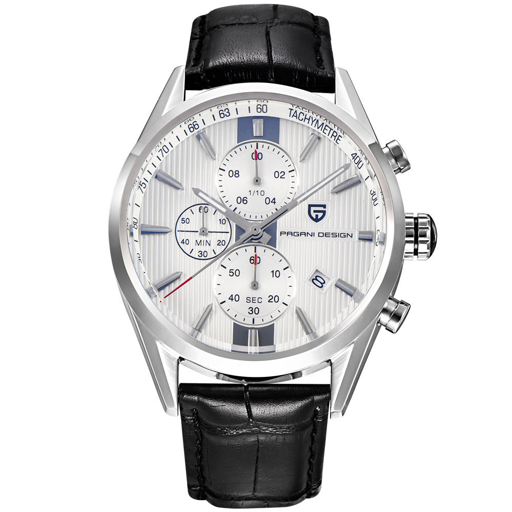 PAGANI DESIGN Men's Quartz Watch (Casual Style)