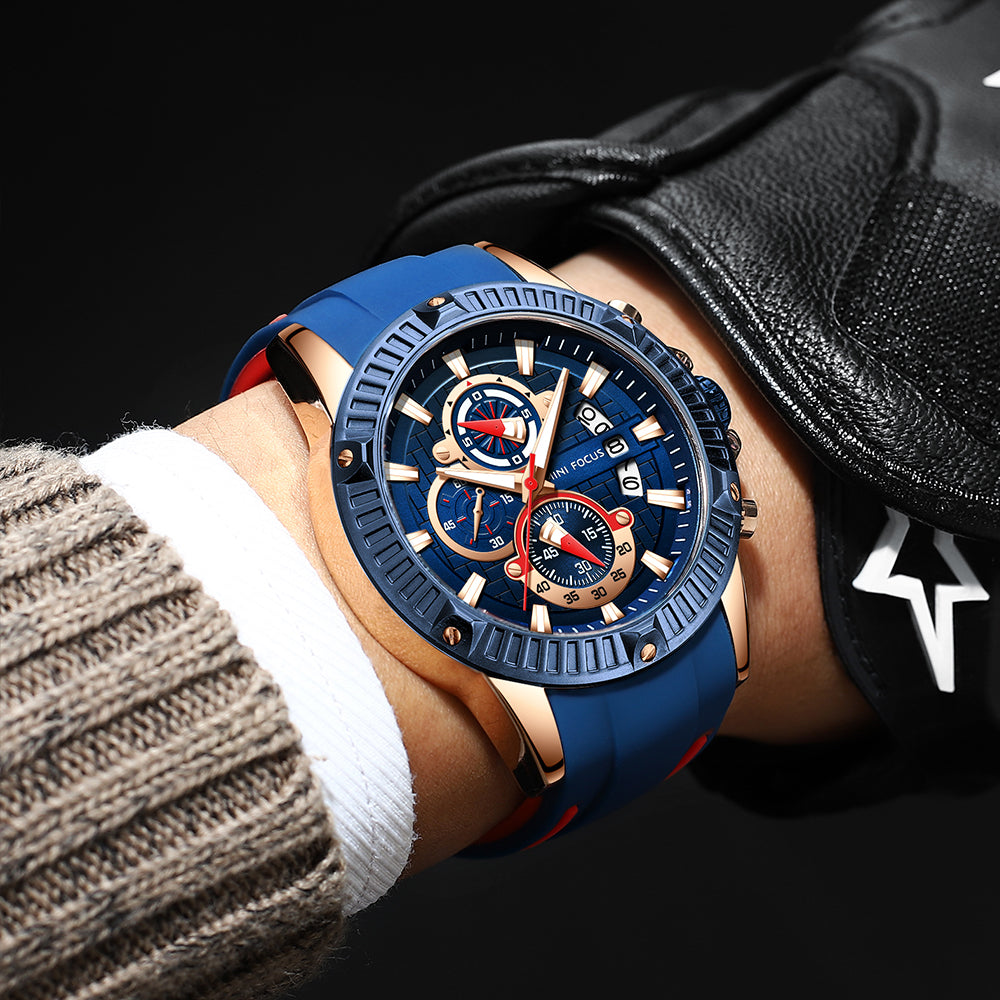 MINIFOCUS Multifunctional Men's Quartz Sports Watch