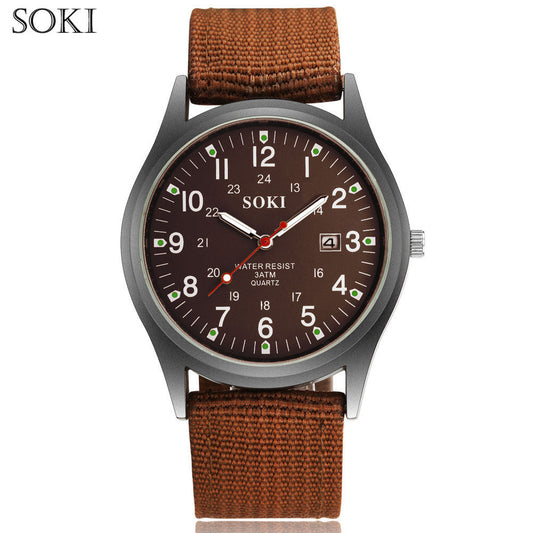 Men's Outdoor Casual Quartz Watch - Classic Trendy Style