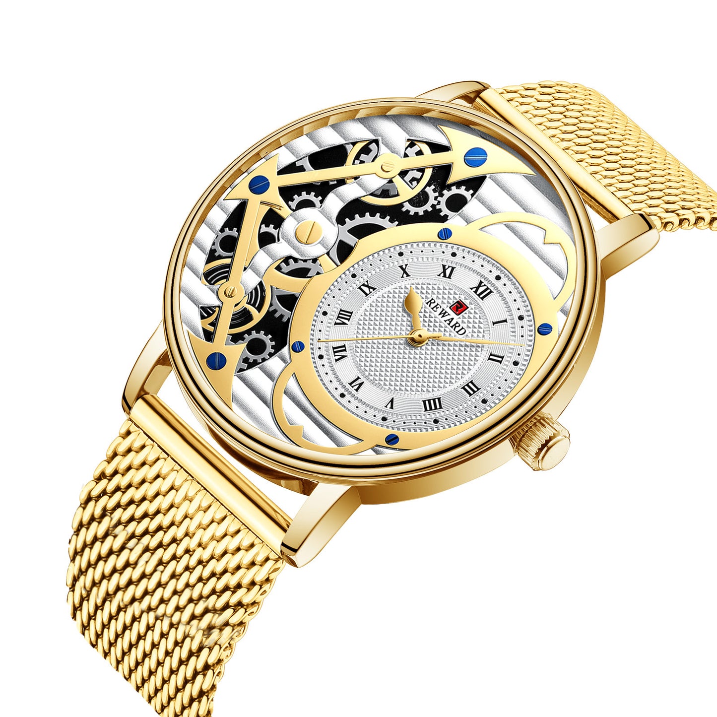 Milanese Mesh Analog Men's Watch with Quartz Movement