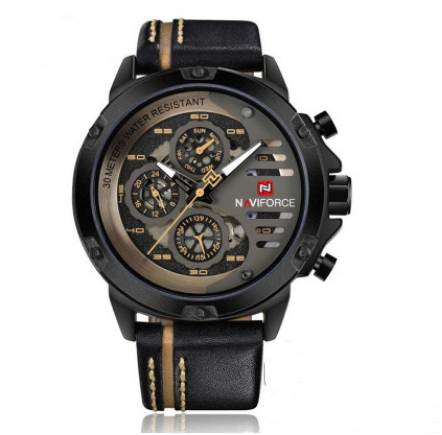 Multi-Function Quartz Waterproof Men's Watch