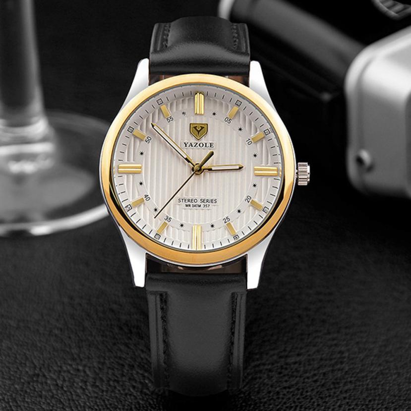 Men's Waterproof Quartz Watch with Custom Logo