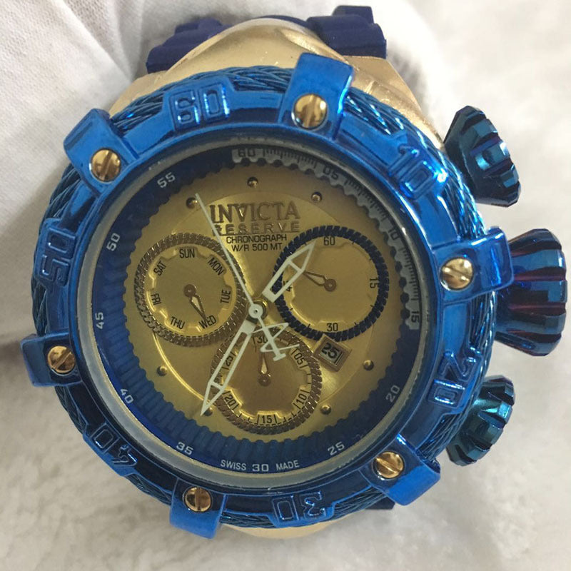 Invicta Men's Quartz Watch with Silicone Strap