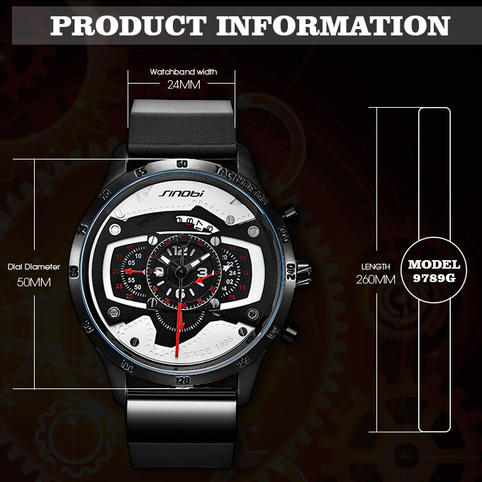 Luminous Men's Quartz Watch - New Model by Shinobi