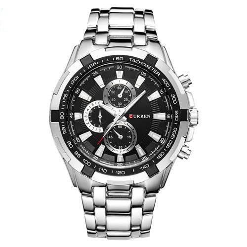 CURREN 8023 Fashion Men's Quartz Watch with Large Dial