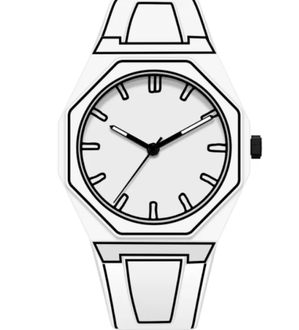 Men's Retro Arabic Digital Quartz Watch