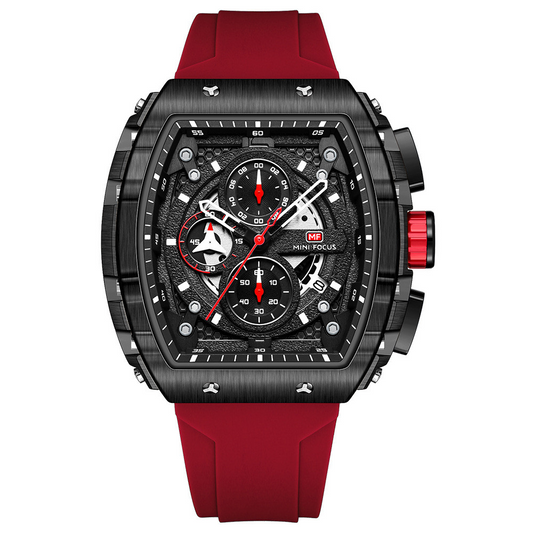 Outdoor Tonneau Sports Men's Quartz Watch