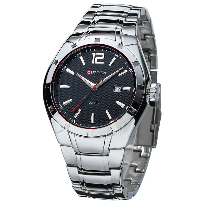 CURREN Waterproof Quartz Men's Watch with Calendar
