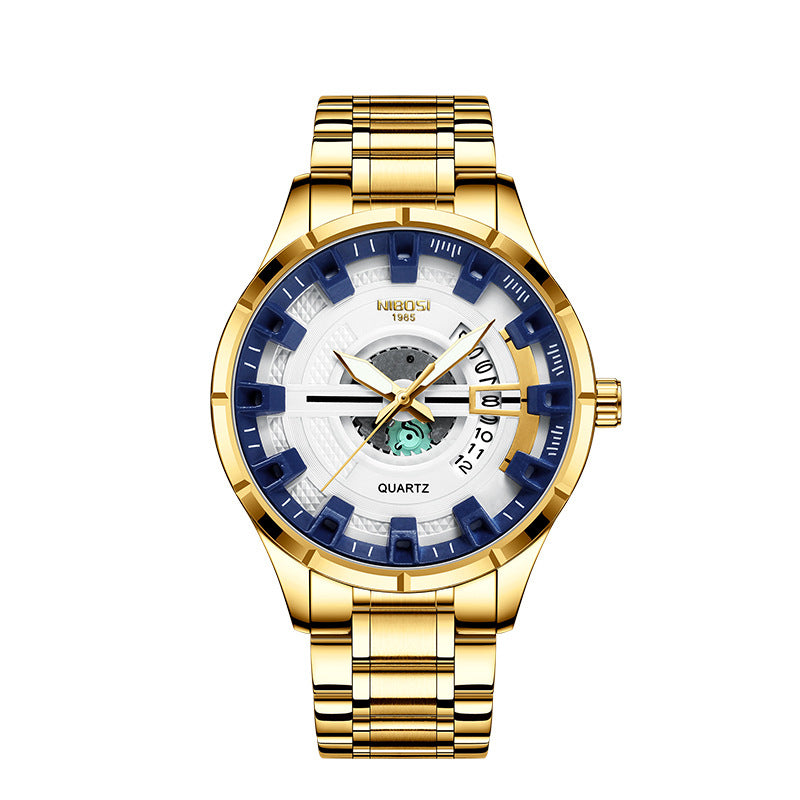 Nibosi Men's Multifunctional Quartz Watch - Waterproof