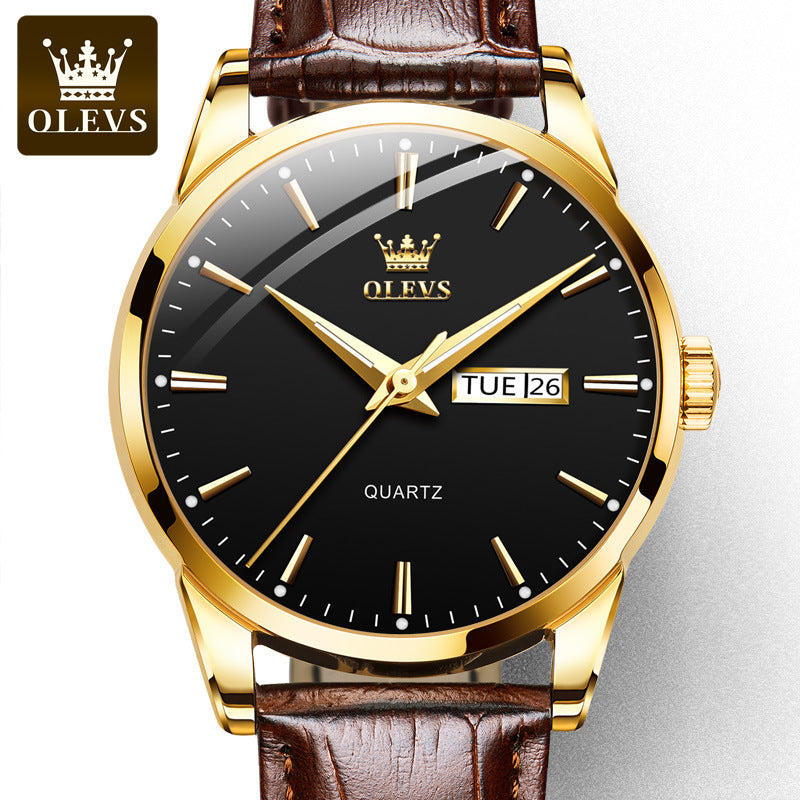 Oli Shi Men's Quartz Watch - Waterproof Business Style