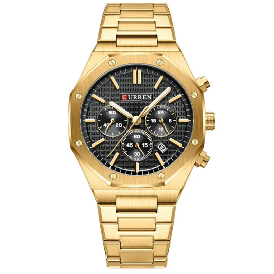 Men's Octagonal Quartz Watch