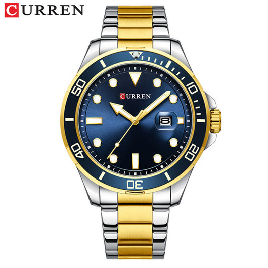 Curren 8388 Steel Band Quartz Men's Watch