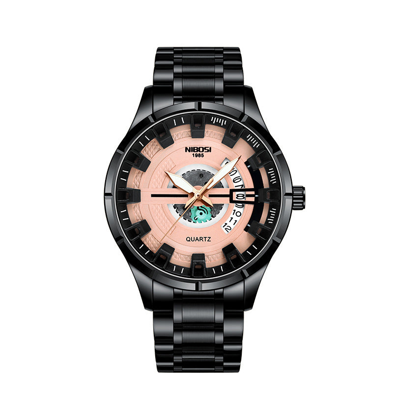 Nibosi Men's Multifunctional Quartz Watch - Waterproof