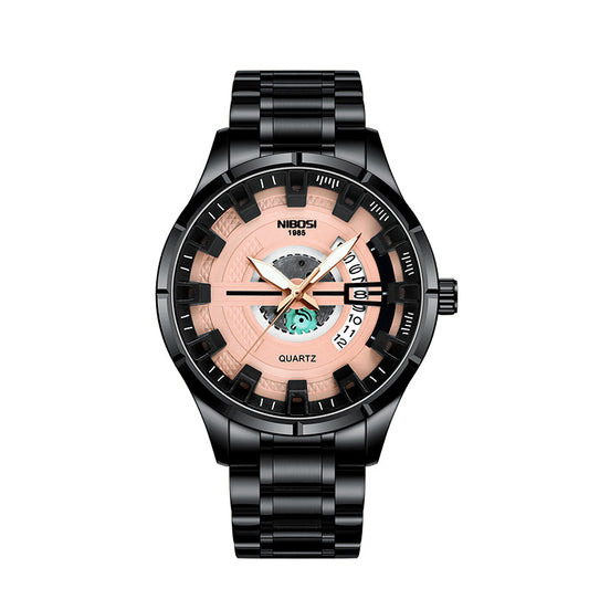 Nibosi Men's Multifunctional Quartz Watch - Waterproof
