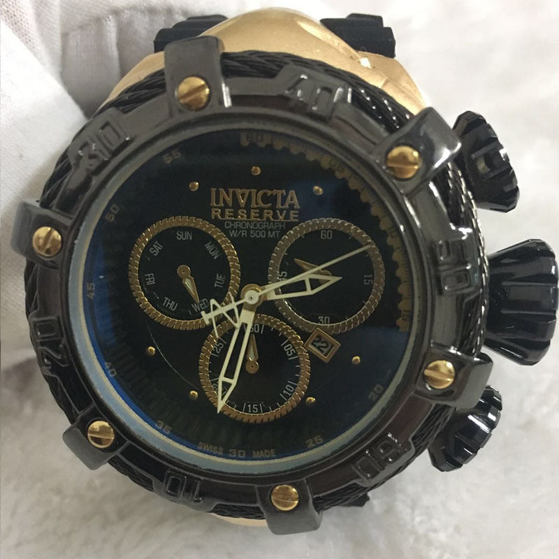 Invicta Men's Quartz Watch with Silicone Strap