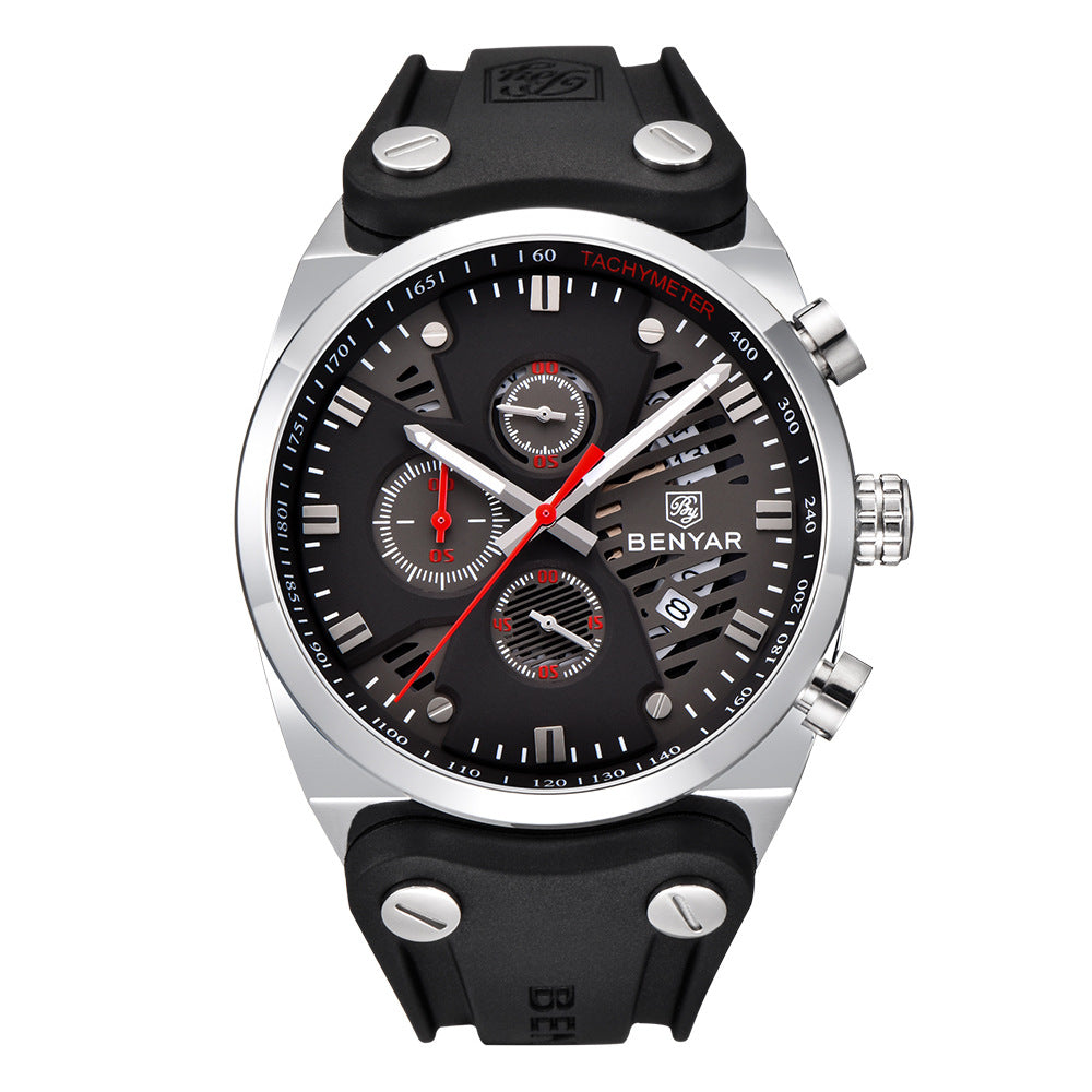 Binya Benyar Men's Waterproof Quartz Sports Watch