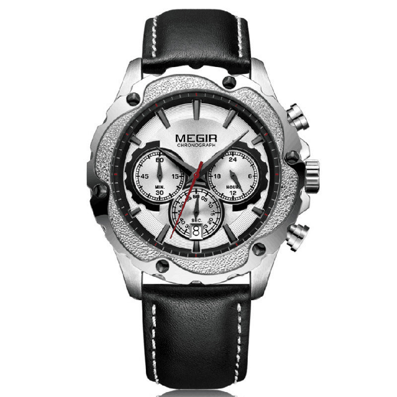 Men's Quartz Multifunctional Sports Chronograph Watch